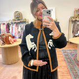 Bit By Bit Horse Cardigan