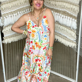 Picnic in Positano Maxi Dress