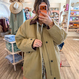 The Traveler Khaki Collared Jacket