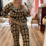 Lounge In Lux Leopard Sweater