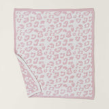 Cozy Chic Barefoot In The Wild Baby Blanket - Dusty Rose + Cream