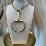 Large Horse Bit Chain Necklace