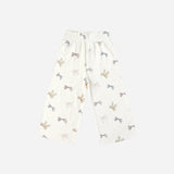 Wide Leg Pants - Bows