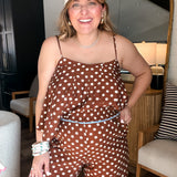 Latte Love Polka Dot Tank