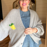 Lemon Limon Cardigan - Grey