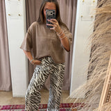 Tame Me Tiger Pants - White