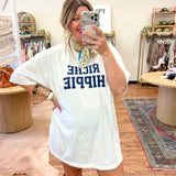Oversized Riche Hippie College Tee