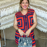 Groovy Crochet Knit Tank Dress