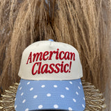 American Classic Embroidered Trucker Hat