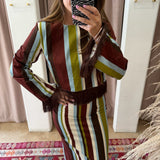 European Fringe Stripe Set