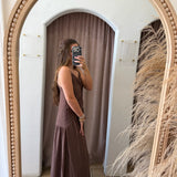 Pictures With You Lace Maxi Dress - Brown