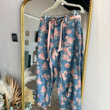 Botanical Boulevard Twill Barrel Pants