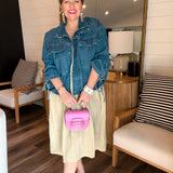 Deep Pockets Mini Denim Jacket