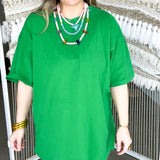 Vintage Boyfriend Short Set - Kelly Green