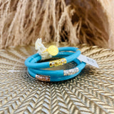 Three Kings Budha Girl Bangles - Turquoise
