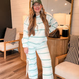 Mint Condition Striped Sweater Set