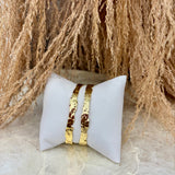 Gold Plated Adjustable Bracelet - Small