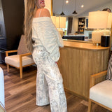 Counting On Camo Wide Leg Pants