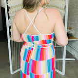 Sunset Carousel Maxi Dress