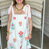 Eloise Floral Tie Strap Dress