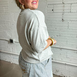 Silverstone Short Sleeve Cardigan - Grey