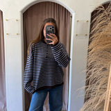 Half Piper Cardigan - Dark Blue