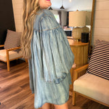 Swinging Denim Tunic Dress