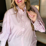 Rosie Striped Button Up Shirt
