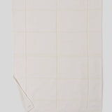 CozyChic Cotton Tonal Plaid Throw Blanket - Cream