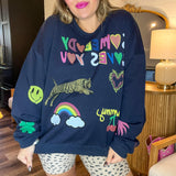 Somebody Loves You Oversized Sweatshirt