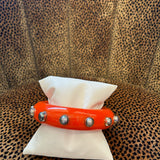 Orange + Pearl Bangle
