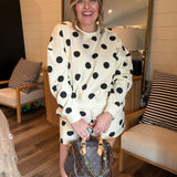 Picking Polka Dot Sweat Set