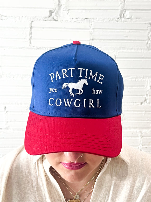 Part Time Cowgirl Trucker Hat