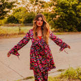 Lauren Floral Satin Set
