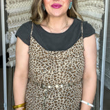 Lady Leopard Slip Top