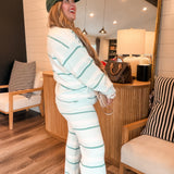 Mint Condition Striped Sweater Set