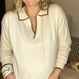 Espresso Edge Triolet Sweater