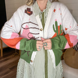 Wild West Threads Sweater Cardigan - Beige