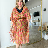 Floral Lace Lotus Tunic Dress