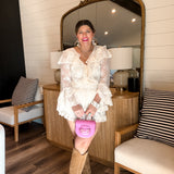 Labyrinth Lace Mini Skirt