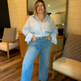 Lotta Ankle Denim Jeans - Glisten