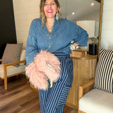 Party Rock Summer Stripe Pants - Blue