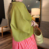 Martini Olive Polo Sweater Top