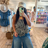 Woodstock Wide Leg Drawstring Jeans