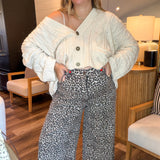 Lauren Leopard Wide Leg Pants