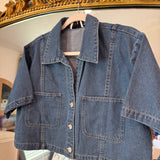 Darling Denim Short Top