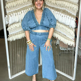Denim Dan Wide Leg Pants