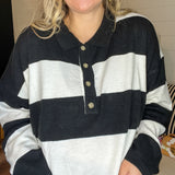 Varsity in Vouge Striped Sweater