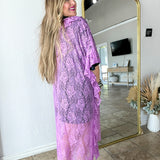 Lotus Lilac Lace Tunic Dress