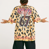 NEW The Very Oversized 67 Tee - Leopard